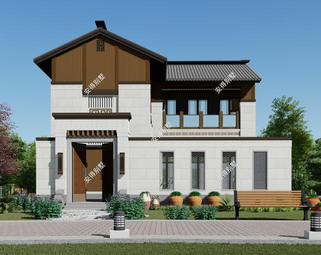 8棟真正的中式四合院別墅效果圖片，款款美如畫