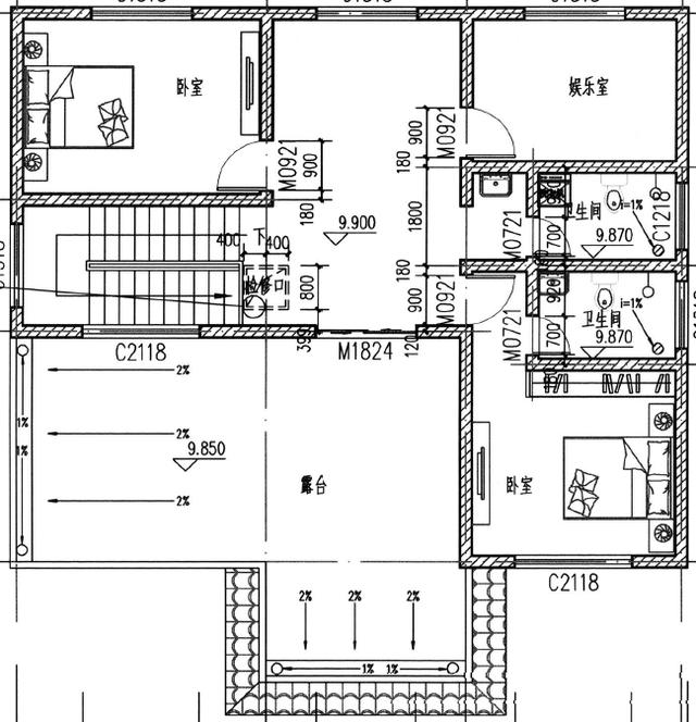 廣東小伙曬二層半自建房（附戶型圖），建完村里都說好