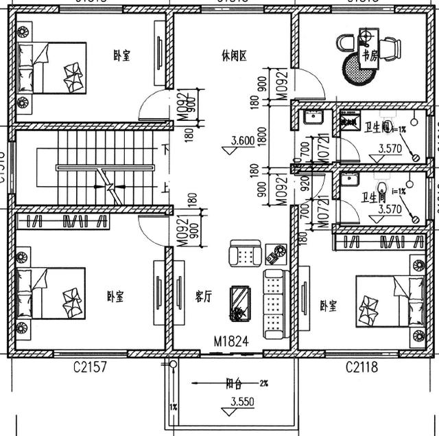 廣東小伙曬二層半自建房（附戶型圖），建完村里都說好