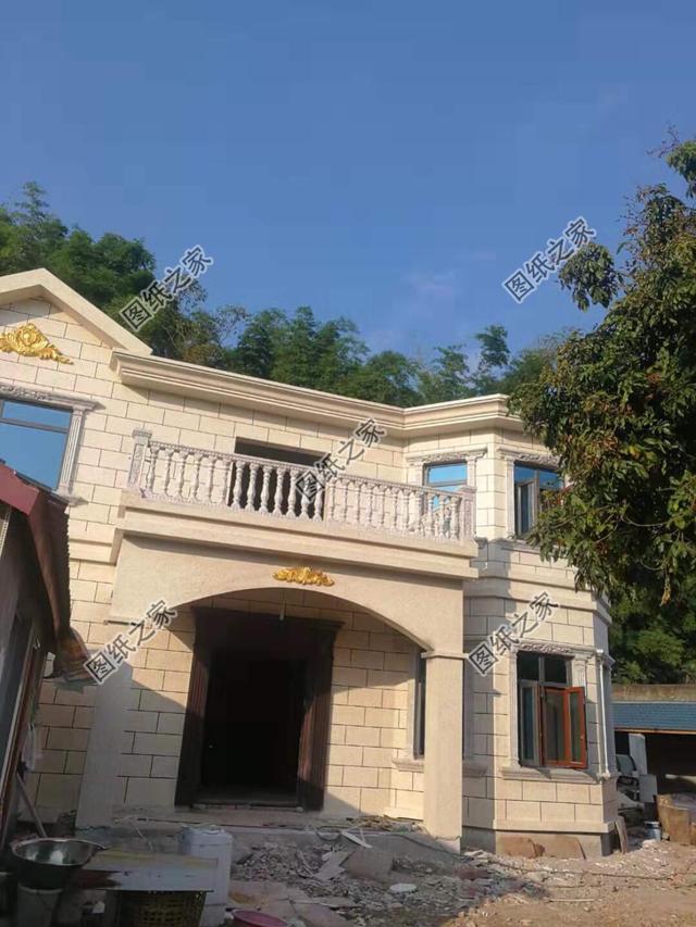 35萬修建二層歐式小別墅，兄長幫忙建的，超值