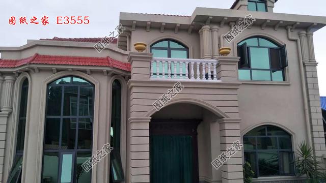 實(shí)拍二層歐式小別墅完工圖，漂亮，實(shí)用