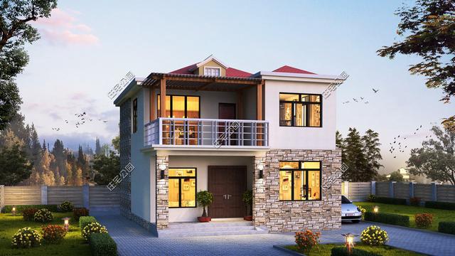 精選7套農村小戶型自建房設計，占地不足百平，造價不超20萬