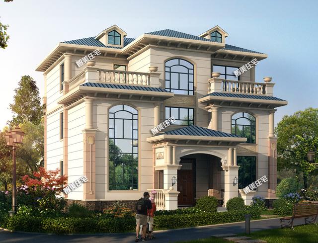 這3棟歐式別墅設(shè)計設(shè)計圖，走到哪都很吃香，好評如潮