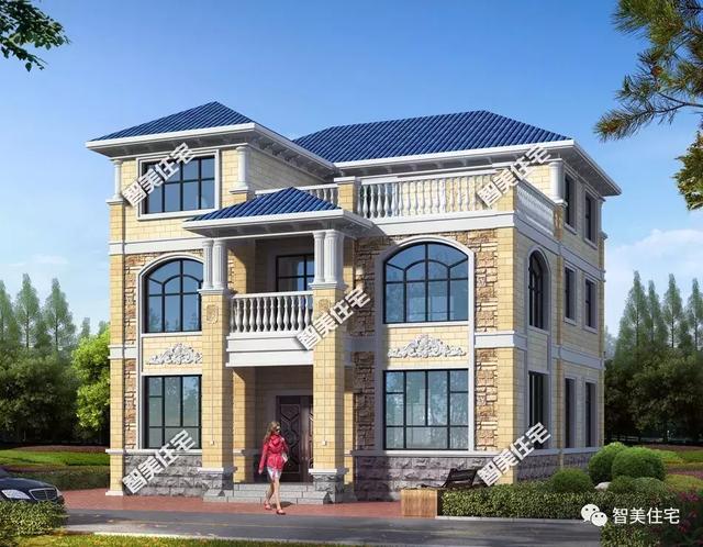 開間11米的自建房戶型，第一棟帶車庫，第二棟更實用