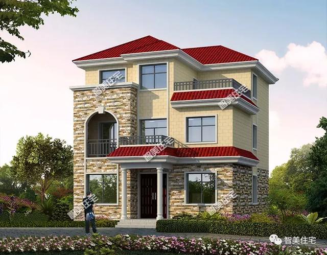 主體造價30萬左右的兩棟小面寬的農村自建房