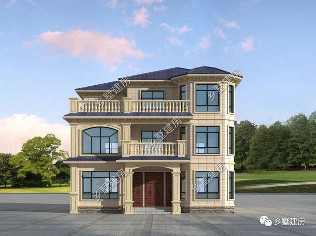 12×12.43米的農村自建別墅方案，建一棟在農村，眾人艷羨