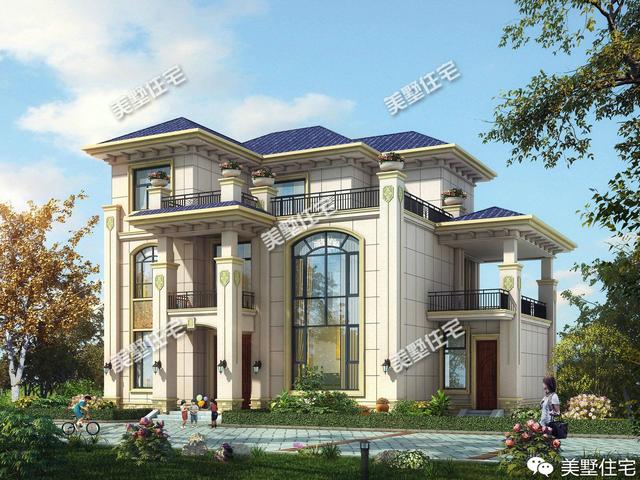 帶大廳堂的農(nóng)村別墅，第一棟一看就是豪宅，二棟建在老家無人不夸