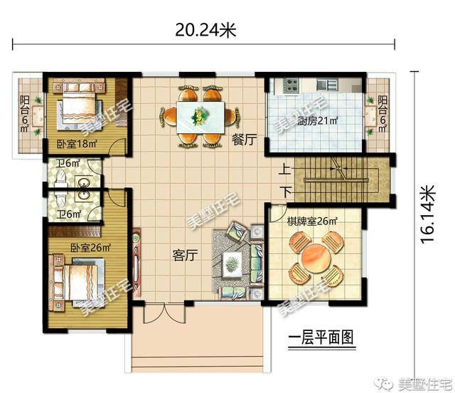 帶大廳堂的農(nóng)村別墅，第一棟一看就是豪宅，二棟建在老家無人不夸