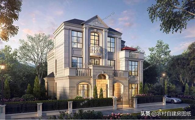 2款豪華農村別墅大PK，1000平，公司ceo才能建得起