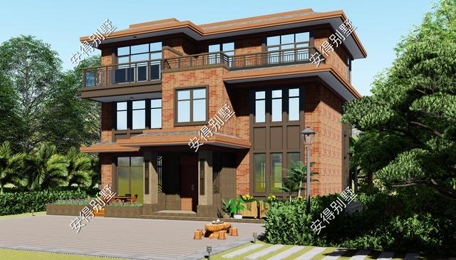 2款新中式別墅設計圖紙，回老家建房不苦惱，50萬搞定