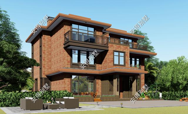 2款新中式別墅設計圖紙，回老家建房不苦惱，50萬搞定