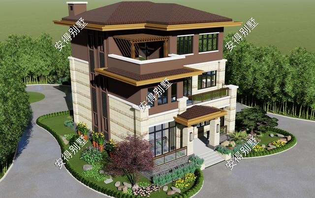 2款新中式別墅設計圖紙，回老家建房不苦惱，50萬搞定