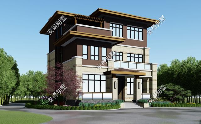 2款新中式別墅設計圖紙，回老家建房不苦惱，50萬搞定