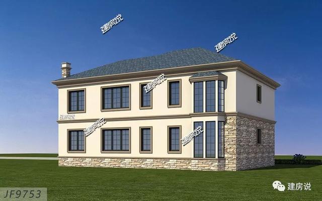 四間2層精致小洋樓效果圖，北京高中私人定制