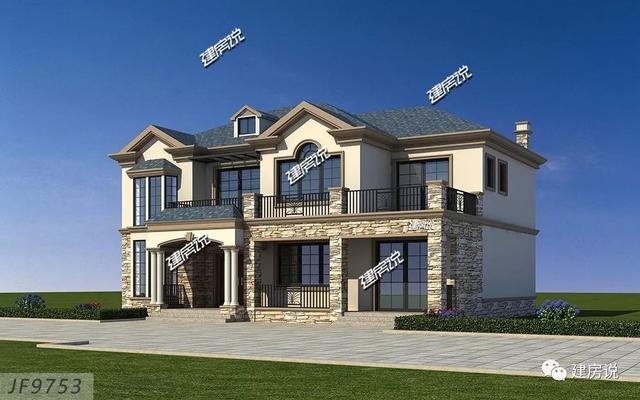 四間2層精致小洋樓效果圖，北京高中私人定制