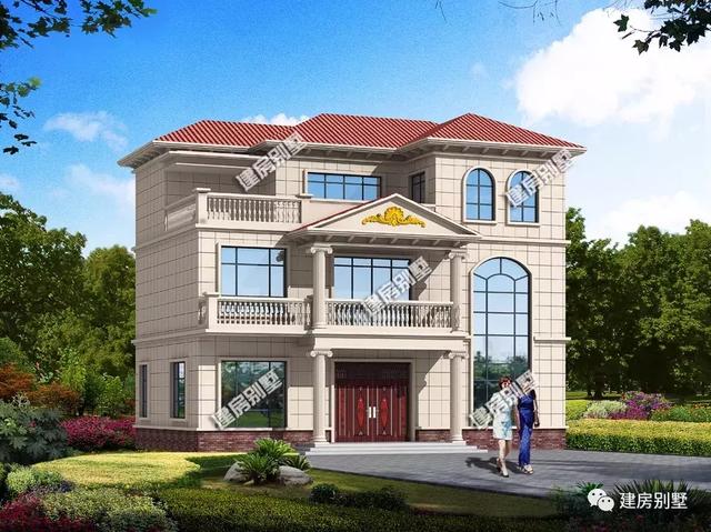 小進深的兩棟農村自建房圖，兩種不同風格你喜歡哪個？