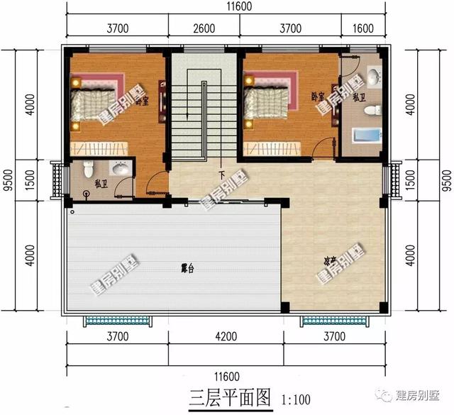 小進深的兩棟農村自建房圖，兩種不同風格你喜歡哪個？
