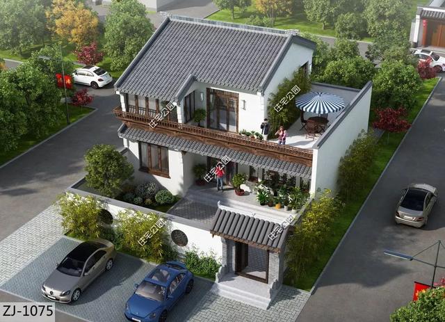 8棟小宅基地戶型自建房圖，雖然小但很精致