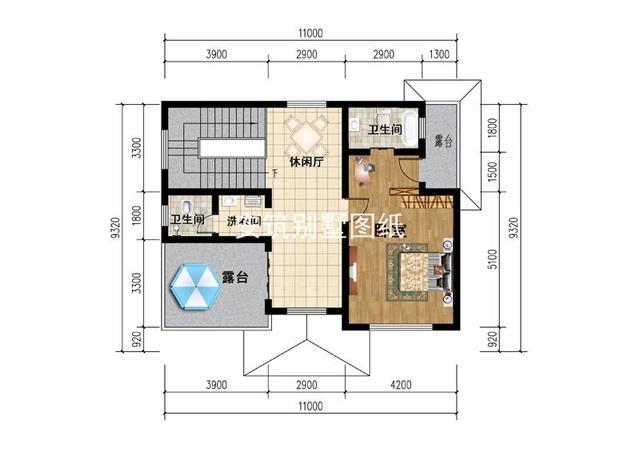 新中式帶露臺農村房子設計圖，高逼格的外觀