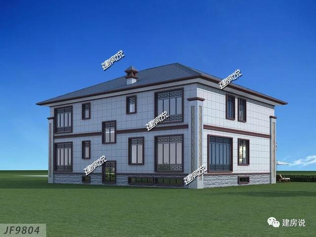 新二層中式別墅都帶電梯啦（附戶型圖），很有豪宅范兒