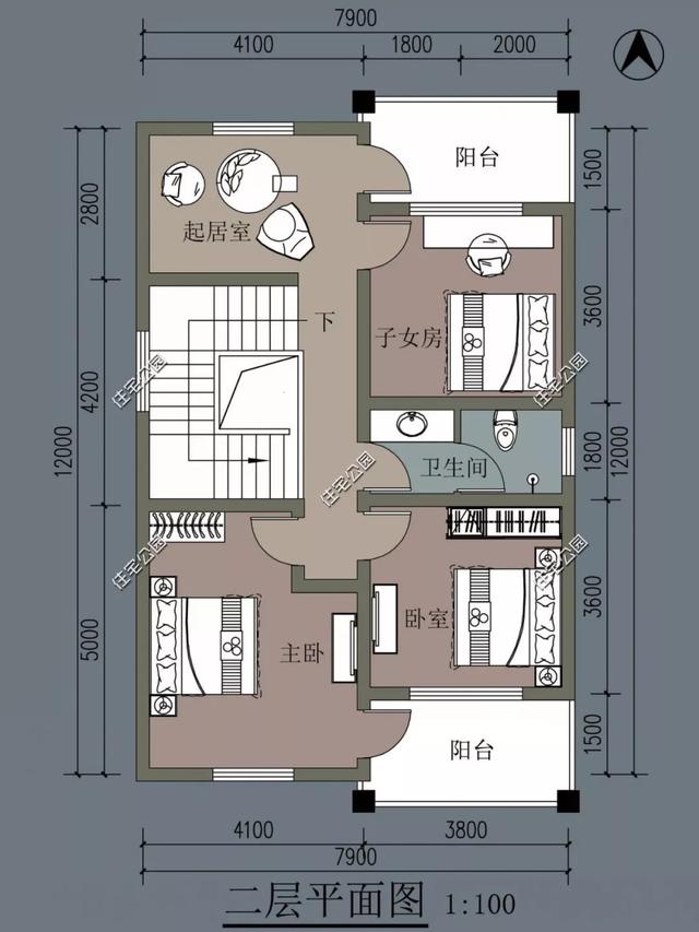 10套造價25萬的農村小樓房設計圖，還有帶小院子的戶型