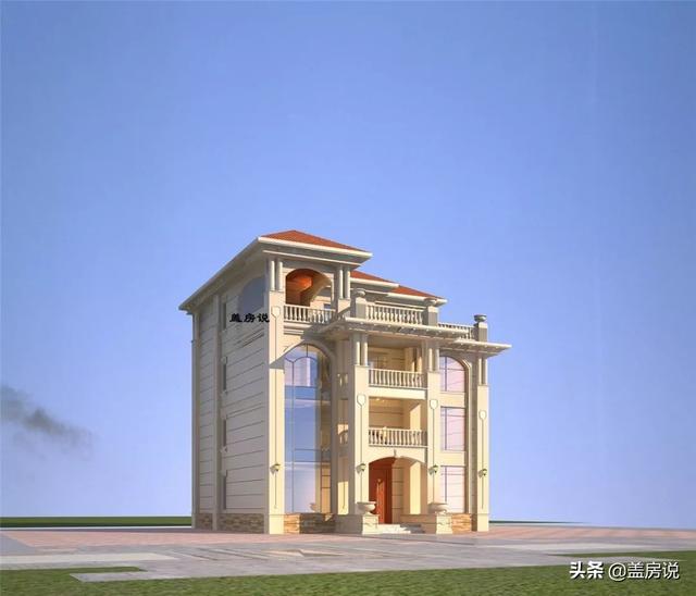 福建四層歐式別墅設(shè)計(jì)，建好你就是村里的土豪
