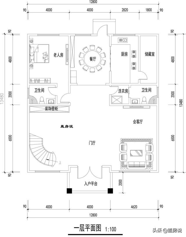 福建四層歐式別墅設(shè)計(jì)，建好你就是村里的土豪