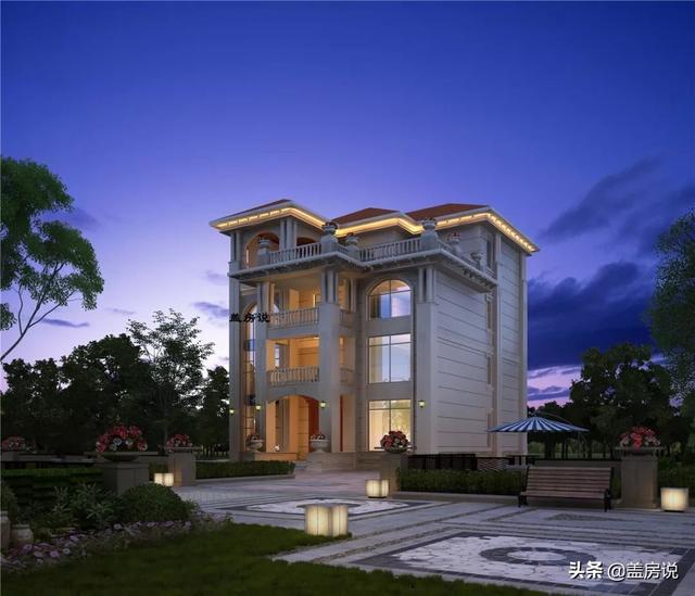福建四層歐式別墅設(shè)計(jì)，建好你就是村里的土豪