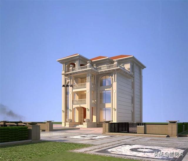 福建四層歐式別墅設(shè)計(jì)，建好你就是村里的土豪