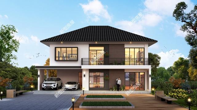 等宅基地批下來，就建一棟帶小院的小別墅