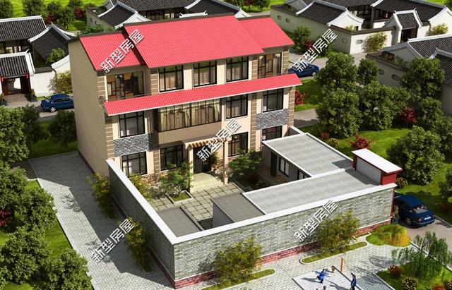 等宅基地批下來，就建一棟帶小院的小別墅