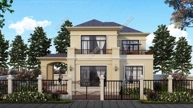 等宅基地批下來，就建一棟帶小院的小別墅