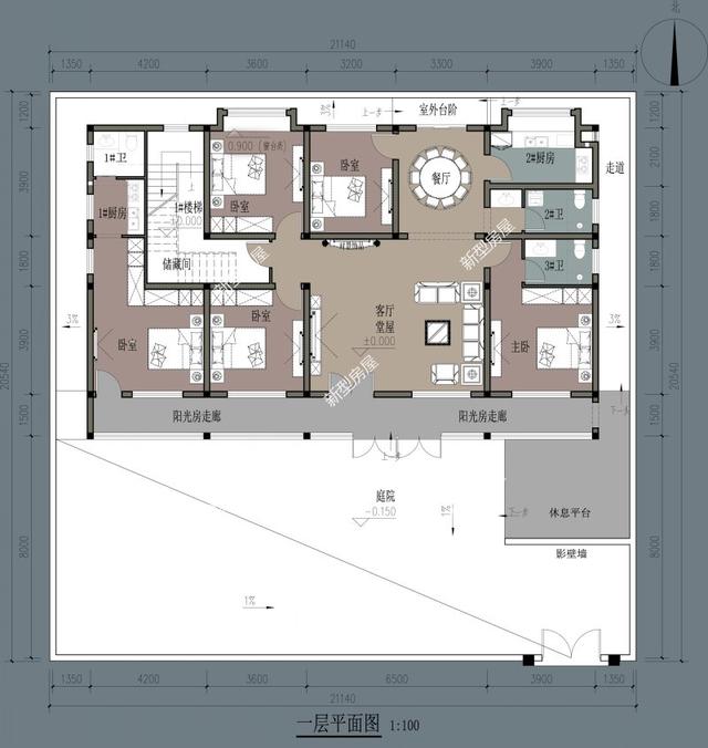 等宅基地批下來，就建一棟帶小院的小別墅