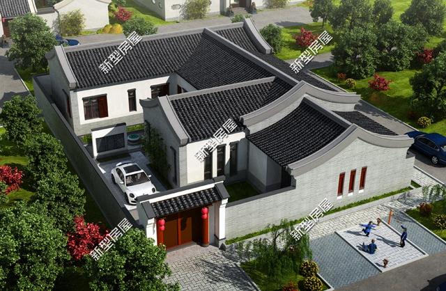 等宅基地批下來，就建一棟帶小院的小別墅