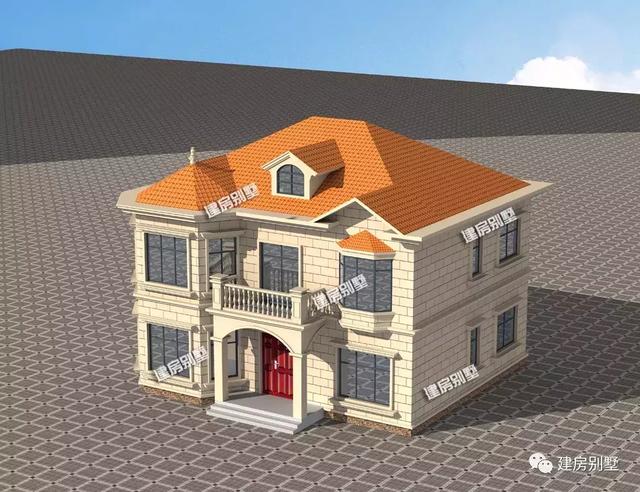 面寬13米左右的兩棟自建房戶型，回老家給父母建一棟吧