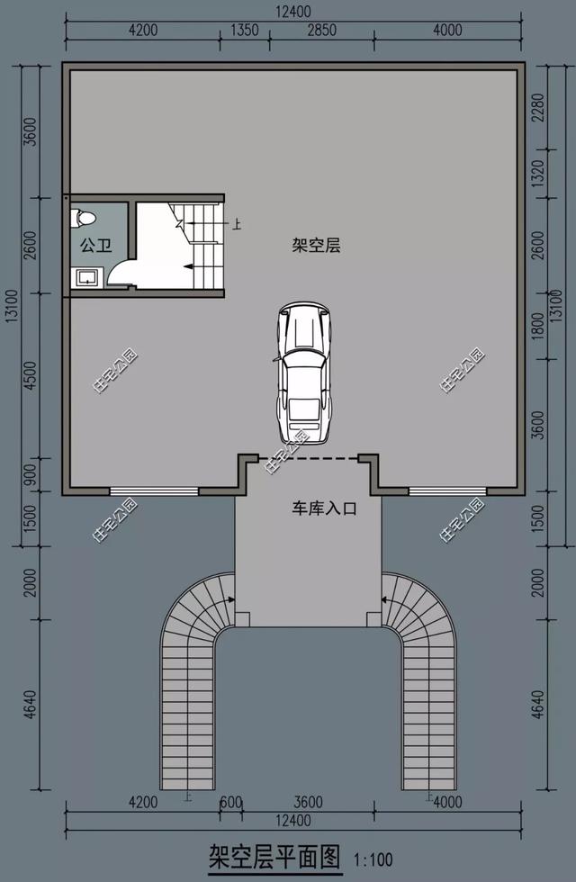 8套首層架空的別墅設計圖？喜歡架空的趕快收藏