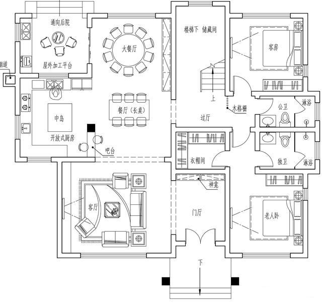 75萬自建最美二層別墅別墅，343㎡6室1廳