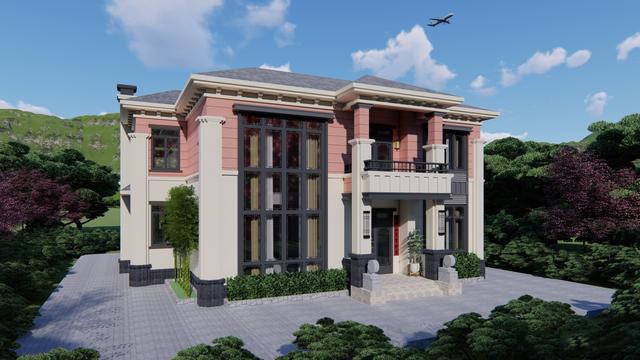 75萬自建最美二層別墅別墅，343㎡6室1廳