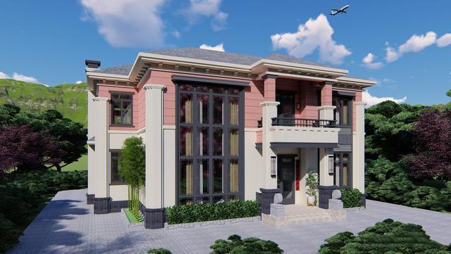 75萬自建最美二層別墅別墅，343㎡6室1廳