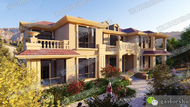 開間25米超豪華二層別墅實拍圖，土豪才能建得起