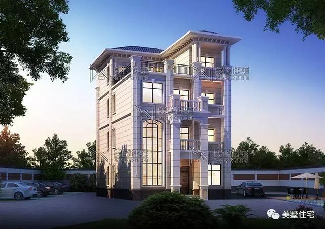 開間9.6米照樣建大別墅（含戶型），健身房、KTV都有，驚艷全村