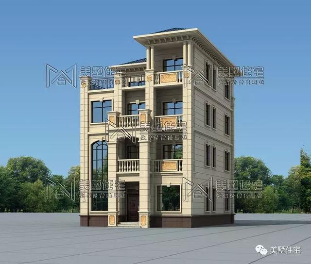 開間9.6米照樣建大別墅（含戶型），健身房、KTV都有，驚艷全村