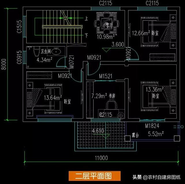 8款小戶型二層小洋樓別墅圖，主體15萬(wàn)起，人人建的起