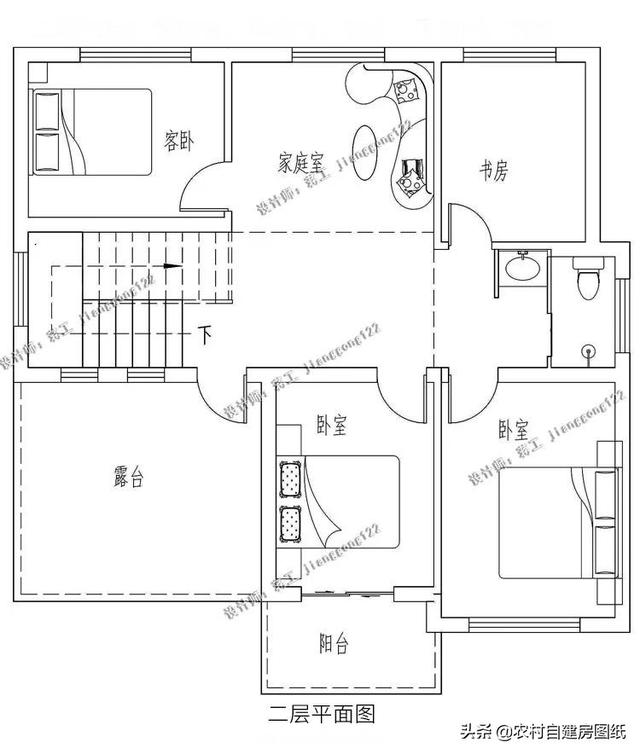 8款小戶型二層小洋樓別墅圖，主體15萬(wàn)起，人人建的起