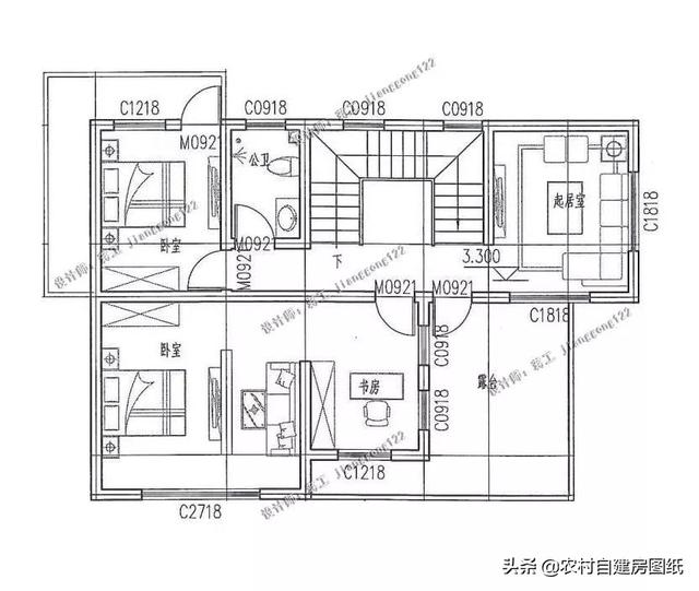 8款小戶型二層小洋樓別墅圖，主體15萬(wàn)起，人人建的起