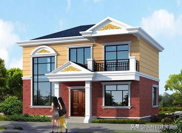 8款小戶型二層小洋樓別墅圖，主體15萬(wàn)起，人人建的起