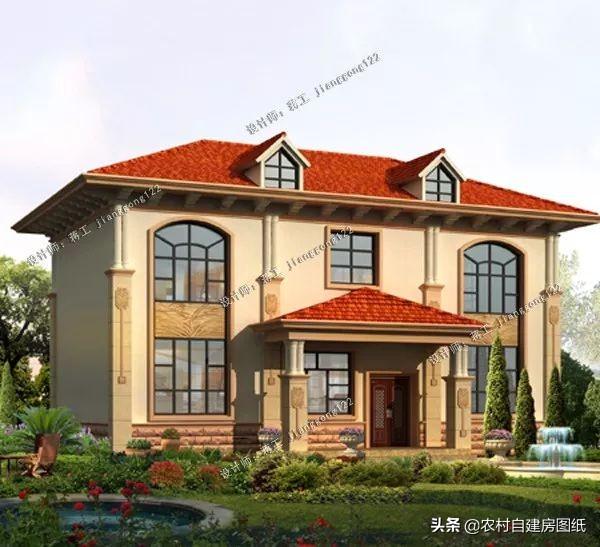 8款小戶型二層小洋樓別墅圖，主體15萬(wàn)起，人人建的起