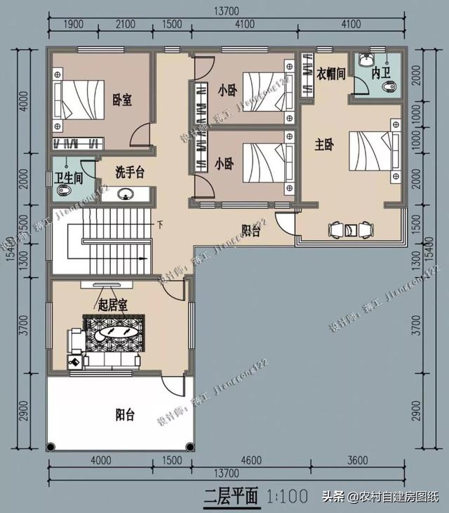 7款帶院子的二層別墅方案，庭院花池涼亭一個(gè)都不能少