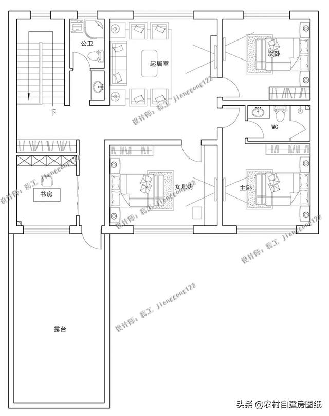 7款帶院子的二層別墅方案，庭院花池涼亭一個(gè)都不能少