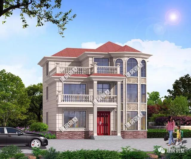 12×12米設計的農村自建樓圖，室內采光好，2套隨便選